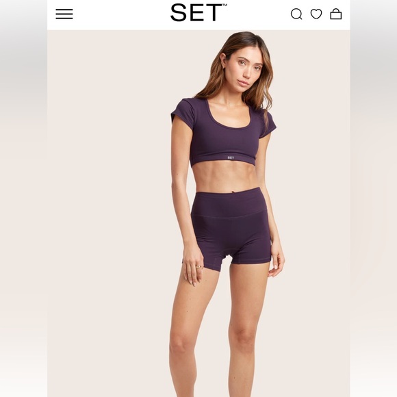 Set Active form cloud bike short and tank top - Picture 1 of 6